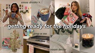 GETTING READY FOR CHRISTMAS: room decor, target shopping, holiday aesthetic 2022