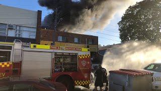 Fire in Sydney live || Marrickville NSW