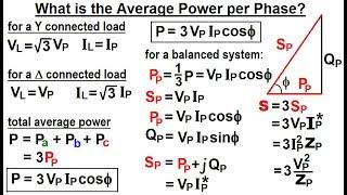 Electrical Engineering: Ch 13: 3 Phase Circuit (34 of 53) Average Power per Phase?