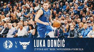 Luka Dončić (27 Points) Highlights vs. Bulls | November 6, 2024