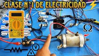 CURSO COMPLETO DE ELECTRICIDAD DE MOTOS 125,150,200,250 CC ‍ CLASE NÚMERO 1 /LA ELECTRICIDAD 