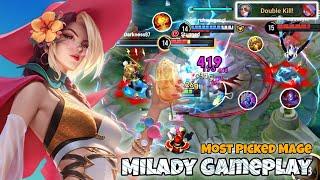 Milady Mid Lane Pro Gameplay | High Pick Rate Mage | Honor of Kings HOK KOG