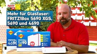 Mehr für Glasfaser: Neue FRITZ!Box 5690 XGS, 5690 und 4690 | FRITZ! Talk Live #ifa2024