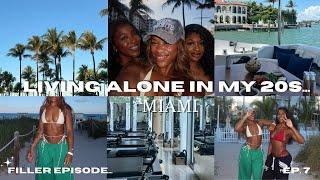 Living Alone Diaries ep.7 | Miami ️ , beach, pilates workout, dinners + Gymshark event