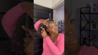 How to slick back bun with clip ins!