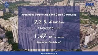 Hyderabad's Premier Gated Community | Luxury 2, 3 & 4 BHK Flats in Kondapur, Gachibowli, Hitech City