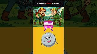 Who Killed the Deer?  Only One Arrow Matches! #Shorts #riddles #brainteasers #braintrain #riddle