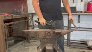 Forging a Belt Buckle