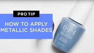 How To Apply Metallic Shades:  Ann Chang