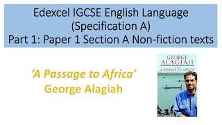 Analysis of 'A Passage to Africa' by George Alagiah