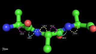 Practical course: Calculate phi, psi and omega angles of proteins in PyMol