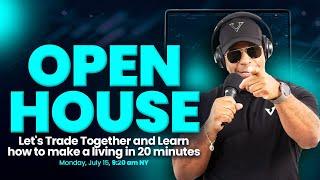 Open House - Watch and Trade the Open Live with Oliver Velez