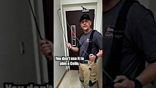 Firefighter demonstrates a very effective way to bypass lever style doors. #breach #firstreponders
