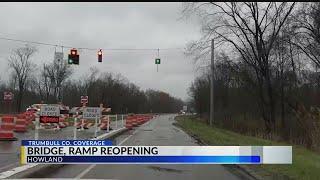 Ramp reopens Friday in ongoing road project in Howland