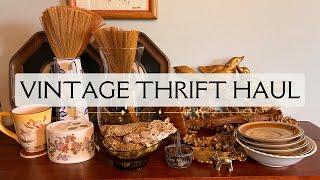 HUGE vintage decor THRIFT HAUL for my Old Home | Yard Sale and Thrift Store finds!