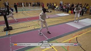 european qualification Paris 2024 Mens Foil T8 Llavador ESP vs Files CRO