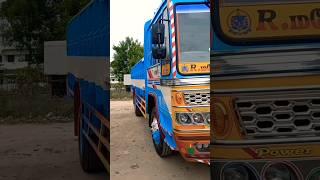 6 wheeler colourful truck new Deluxe cabin wood body sri velliangiri motors tiruchengode...