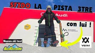 Sci Völkl Racetiger GS Master, ski test a Madonna di Campiglio sulla pista 3Tre.