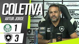 COLETIVA ARTUR JORGE | AO VIVO | Palmeiras 1 x 3 Botafogo - Brasileirão 2024