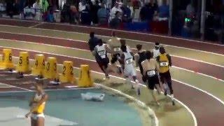 Clayton Murphy University of Akron wins Indoor 800m 2016