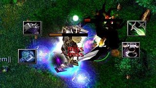 DOTA SHADOW FIEND vs SKELETON KING: EPIC FIGHT (SUPER HARD)