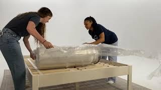 Puffy Lux Hybrid Mattress Unboxing | Mattress Advisor