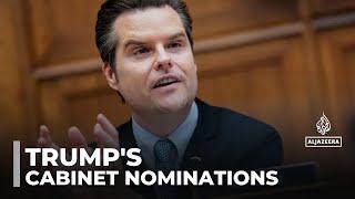 Trump's cabinet nominations: Rubio, Gaetz and Gabbard picked for top posts