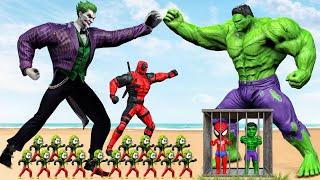 Recuse Team HULK Baby Vs DEADPOOL, JOKER: Who Is The King Of Super Heroes ? | LIVE STORY ACTION