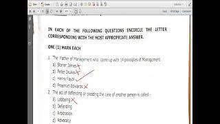 How to answer Leadership and Management Multiple Choice Questions| Q & A| #reuben