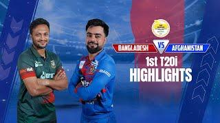 Bangladesh vs Afghanistan Highlights || 1st T20i || Afghanistan tour of Bangladesh 2023