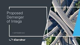 Proposed Demerger of Intega Webcast