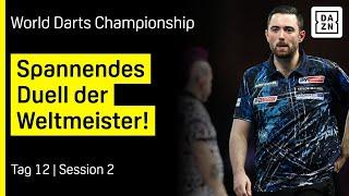 Humphries gegen Wright! Wer zieht ins Achtelfinale ein?: Tag 12 - Session 2 | Darts WM 25 | DAZN