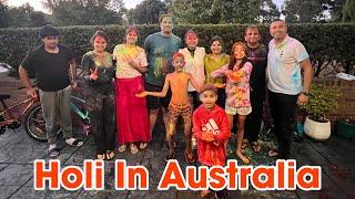 Holi In Australia With Family | Holi Celebration In Australia | Happy holi #holi #holifestival