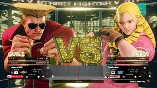 SFV Champion Edition  Higuchi (Guile) Vs Punk (Karin)  Online Match's 01-16-2023