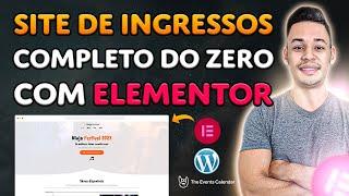 Como Criar SITE DE EVENTOS, SHOWS E VENDAS DE INGRESSOS Com ELEMENTOR (PASSO A PASSO)