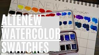 Altenew Watercolor Swatches | Swatch Book