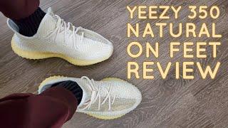 Adidas Yeezy Boost 350 v2 Natural On Feet Review (FZ5246) #Yeezy350 #Natural350