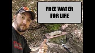 THE RIGHT WAY to develop a natural fresh water spring at an off grid cabin