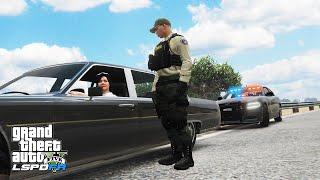 Sheriff Patrol Traffic Stop And Pursuit | GTA V Lincoln Courter LSPDFR Episode 3 Sheriff Roleplay