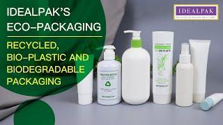 Idealpak's Eco-packaging-recycled, bio-plastic and biodegradable packaging