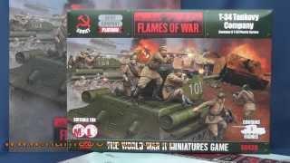 Battlefront's 15mm plastic T-34 Tankovy Company: a video review