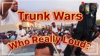 Trunk Wars At Cruising To Baker Car Show...EPIC! | G-Body's | Box Chevys | Stunt Walls