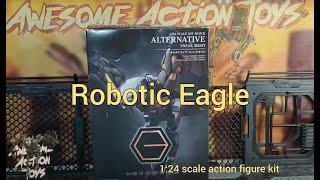 Hexagear 1:24 scale Alternative Sneak Sight robotic eagle action figure. Very cool
