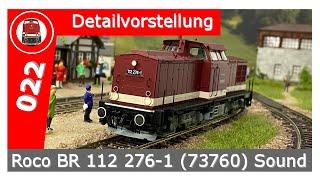 Roco BR112 #73760 2019er Modell Henningsound Pufferkondensator digital Spur H0 Epoche IV DCC V100