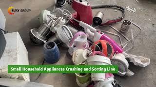 Efficient Small Appliances Recycling: Crushing & Sorting Solutions