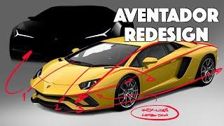 Lamborghini Aventador Re-design - Domesticated?