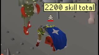 Antipking in Wildy to 2200 Total Level