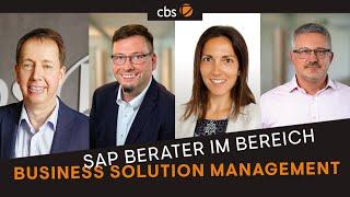 SAP Berater im Bereich Business Solutions Management | Karriere in der Unternehmensberatung | cbs