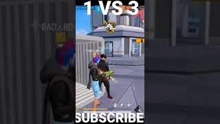 FF new video (Rajesh ff yt)1vs 3 by Grande #shorts #short #freefire