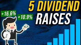 5 Dividend Increases You Need to Know About!